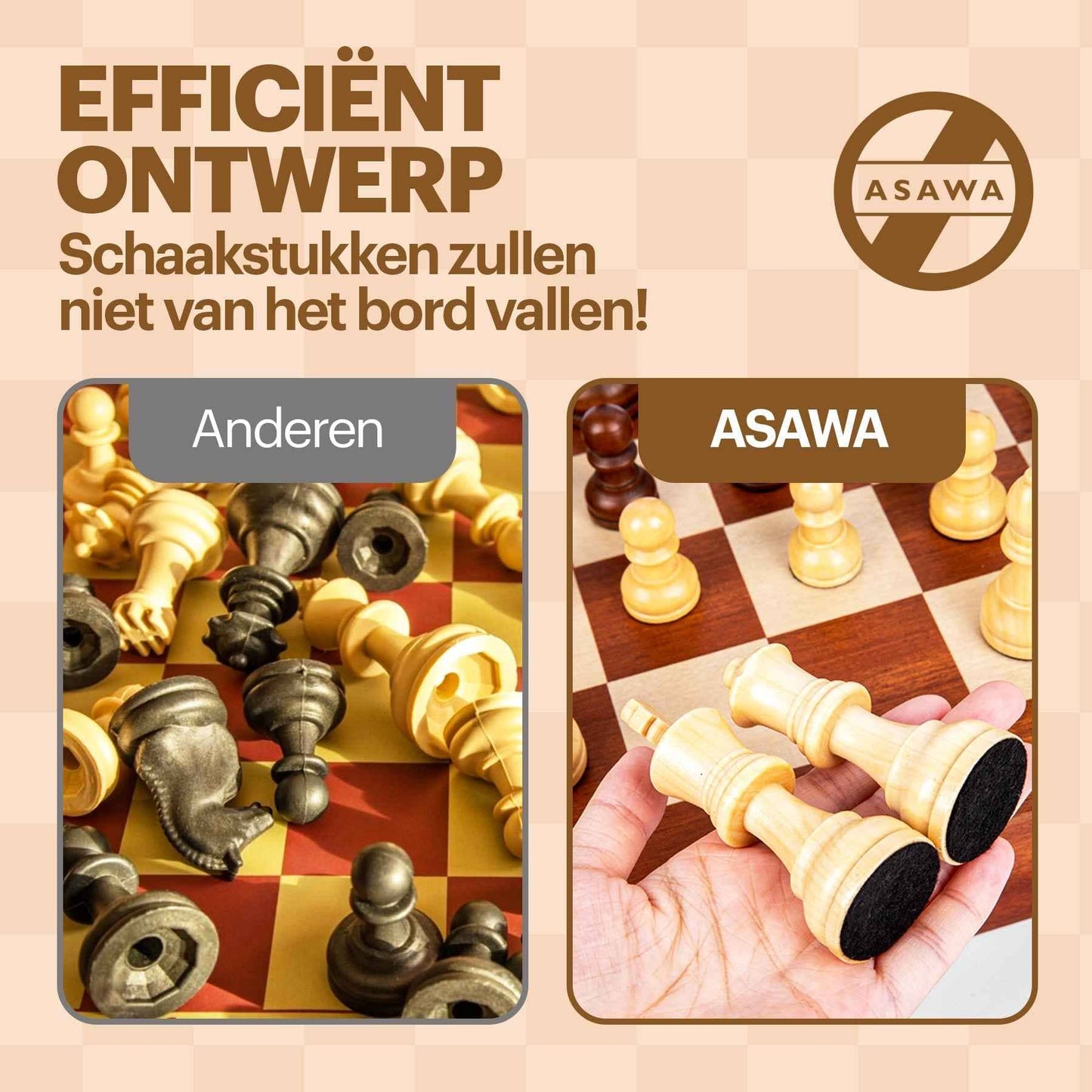 Magnetisch schaakbord