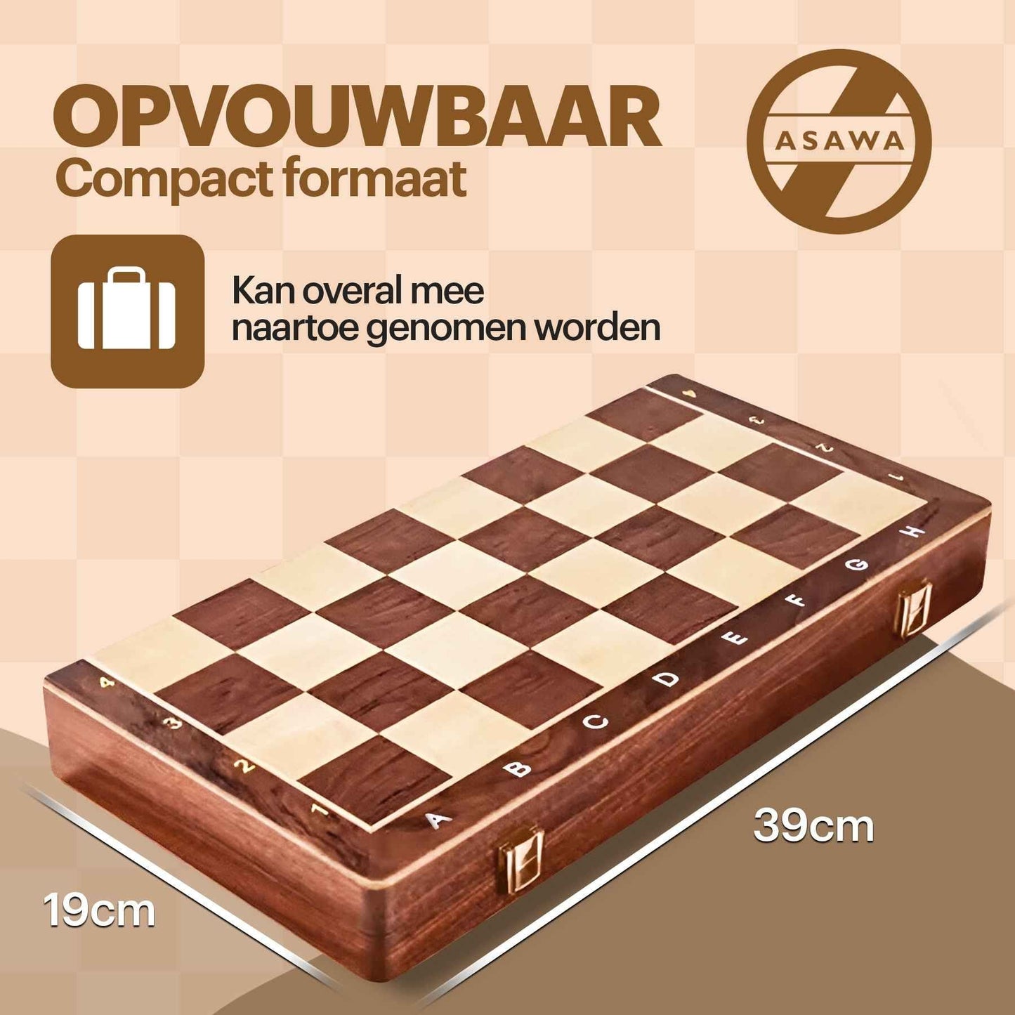 Magnetisch schaakbord