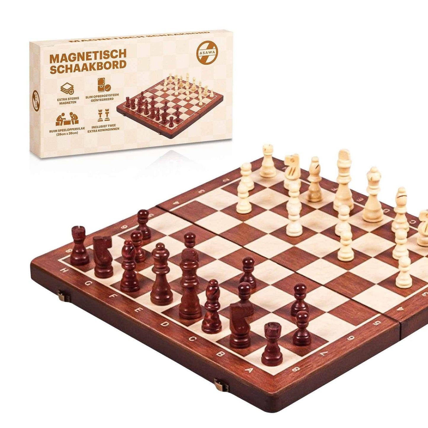 Magnetisch schaakbord