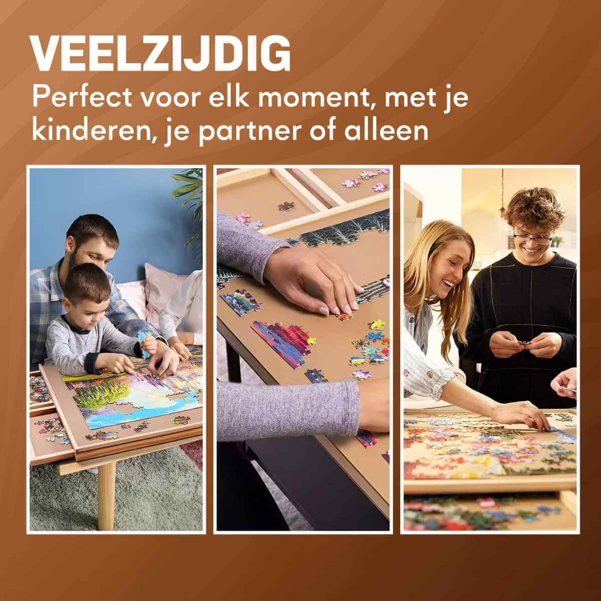 MOZOOSON Jigsaw Board 1500 stuks puzzels, opvouwbaar puzzelbord MOZOOSON Jigsaw Board 1500 stuks puzzels, opvouwbaar puzzelbord